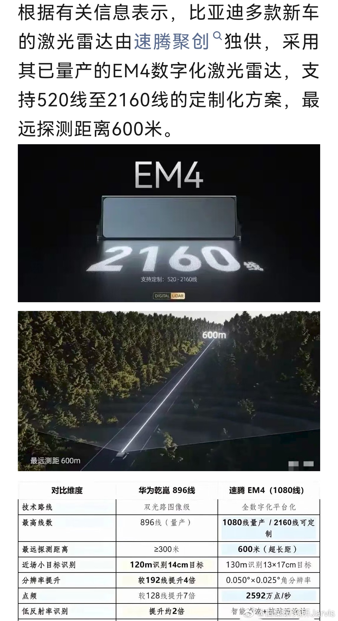 2160线！今年激光雷达是要卷飞了，一浪盖过一浪。话说这个雷达+高算力，会是迪子