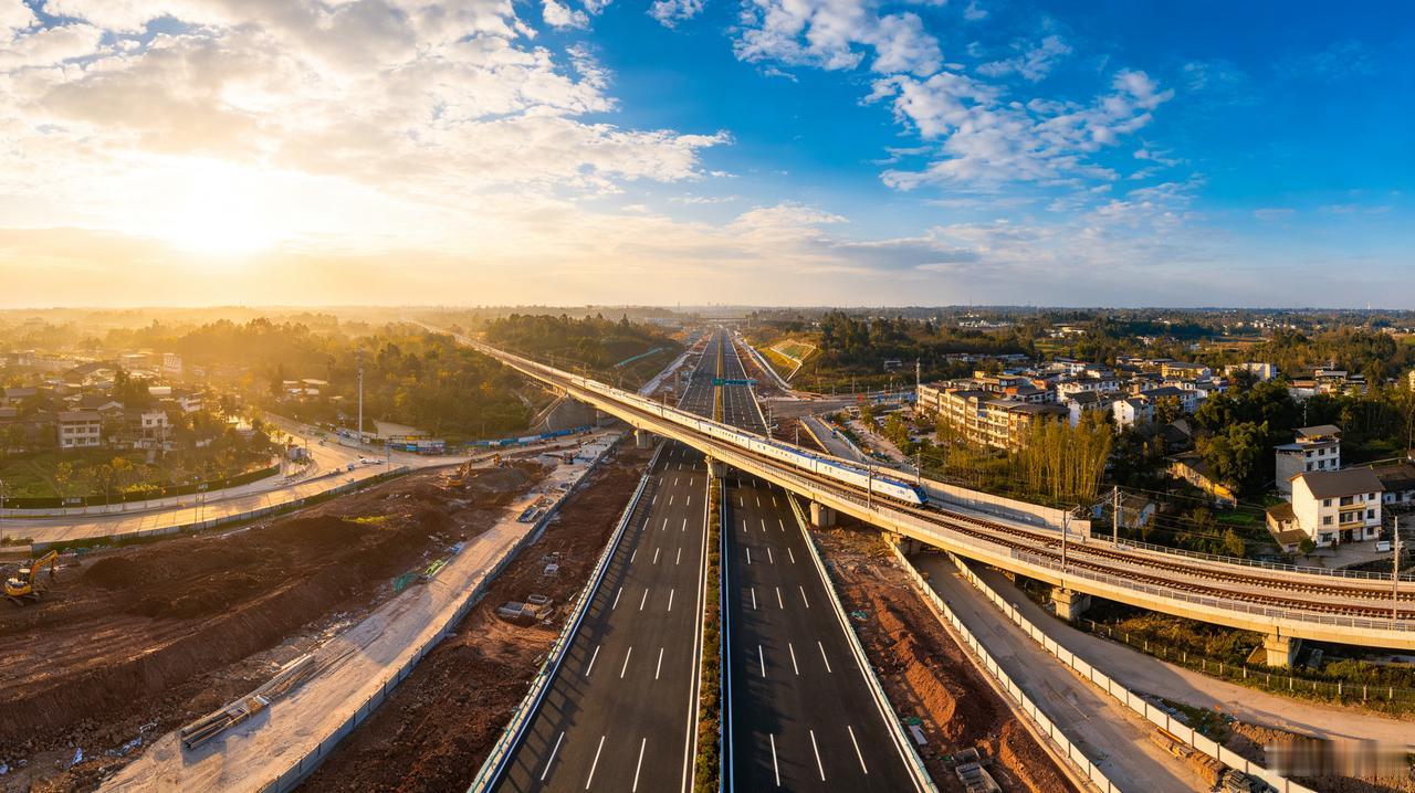 天温都快速路新津段最新进度：2027年底通车，打通花源往返温江双流通勤堵点
 