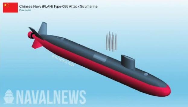 美媒：中国首艘095攻击型核潜艇下水了！
东大领先世界的大黑鱼终于来了，它就是水