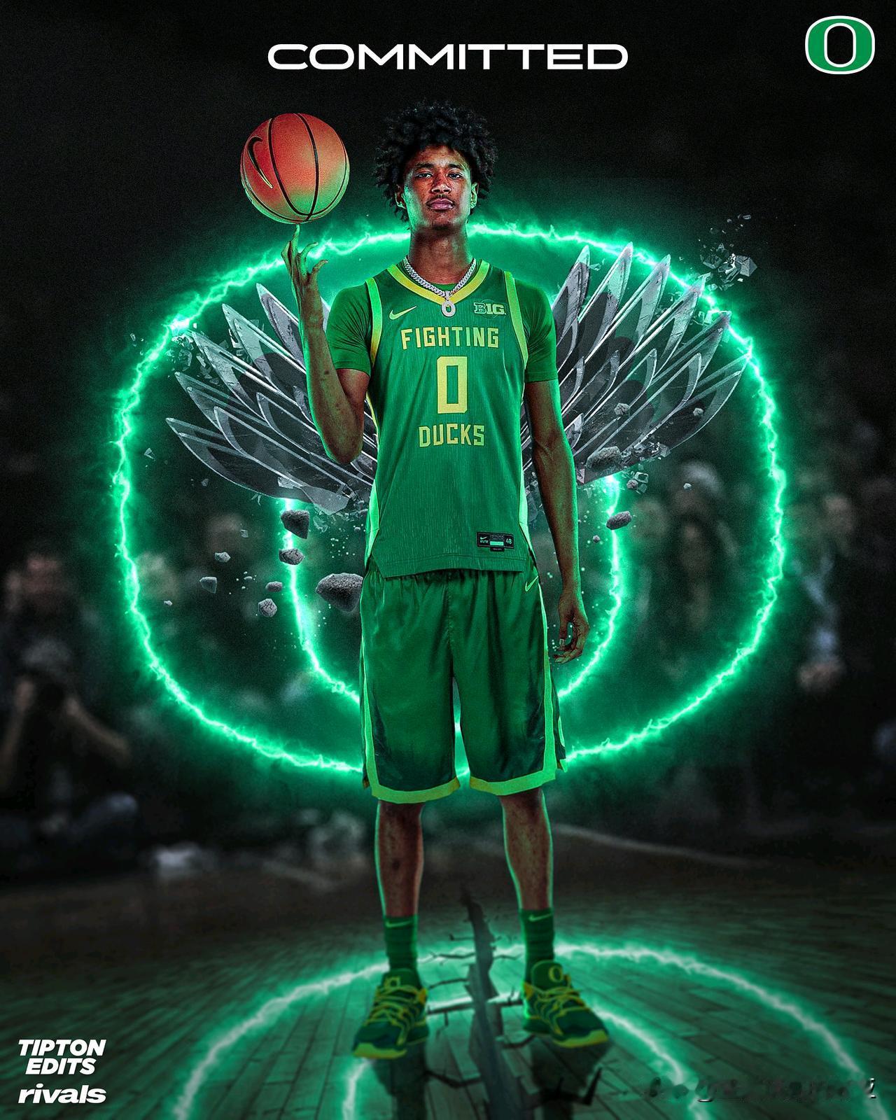 TOP20五星小前锋Tajh Ariza宣布承诺NCAA男篮 俄勒冈大学，拒绝了