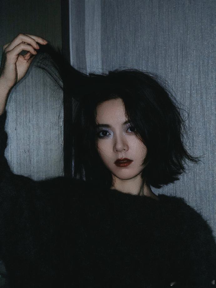 赵今麦的恶女妆，她好适合这个风格