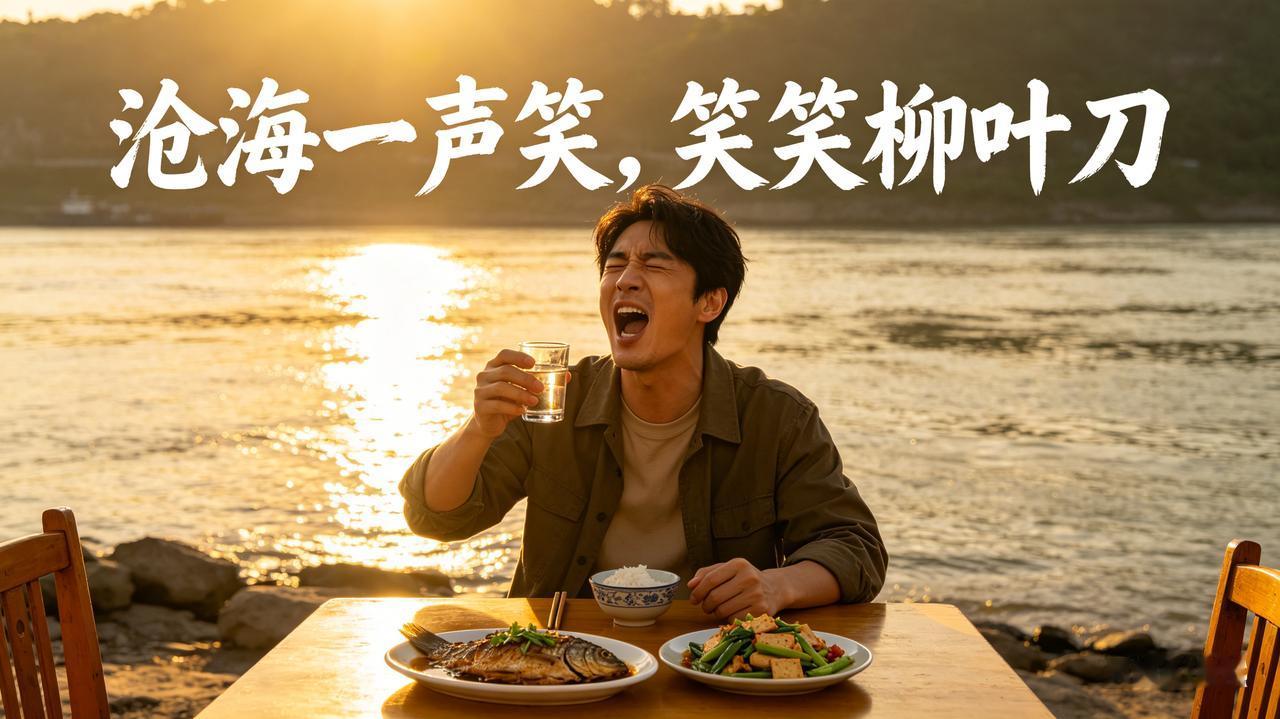 白酒：沧海一声笑，笑笑《柳叶刀》！
——西医不知中药好。

当下谈酒文化如同19