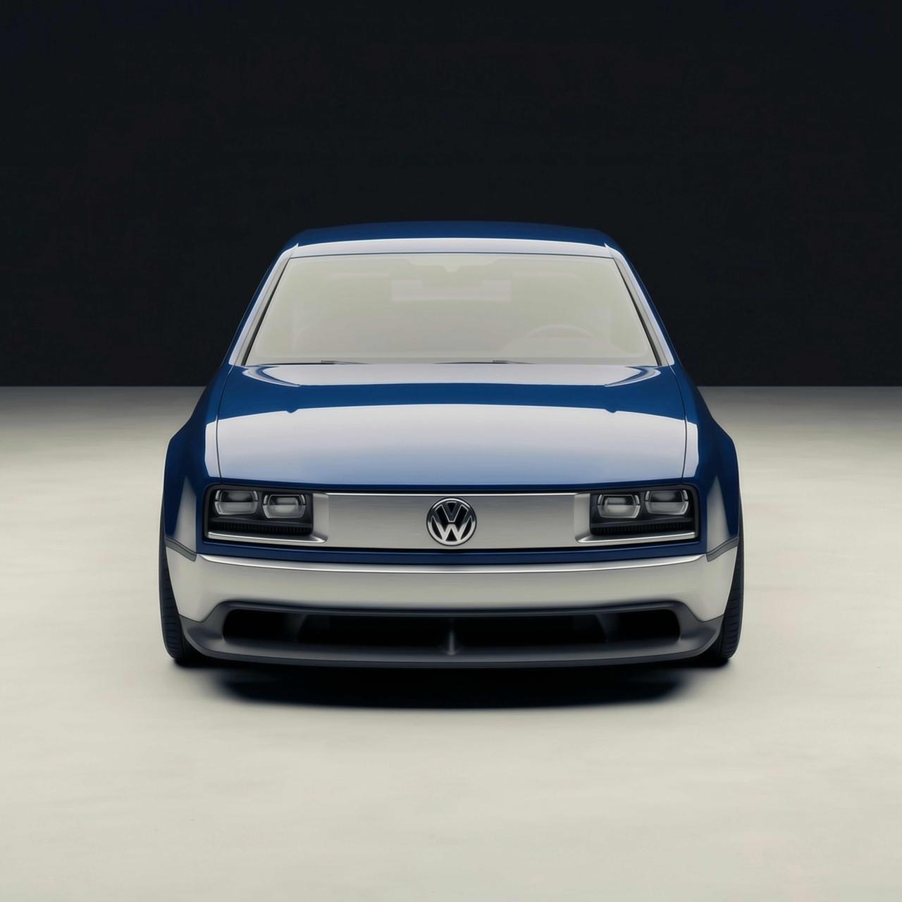 大众桑塔纳复古概念车设计真的太绝了，经典老车的复古感永远看不腻！