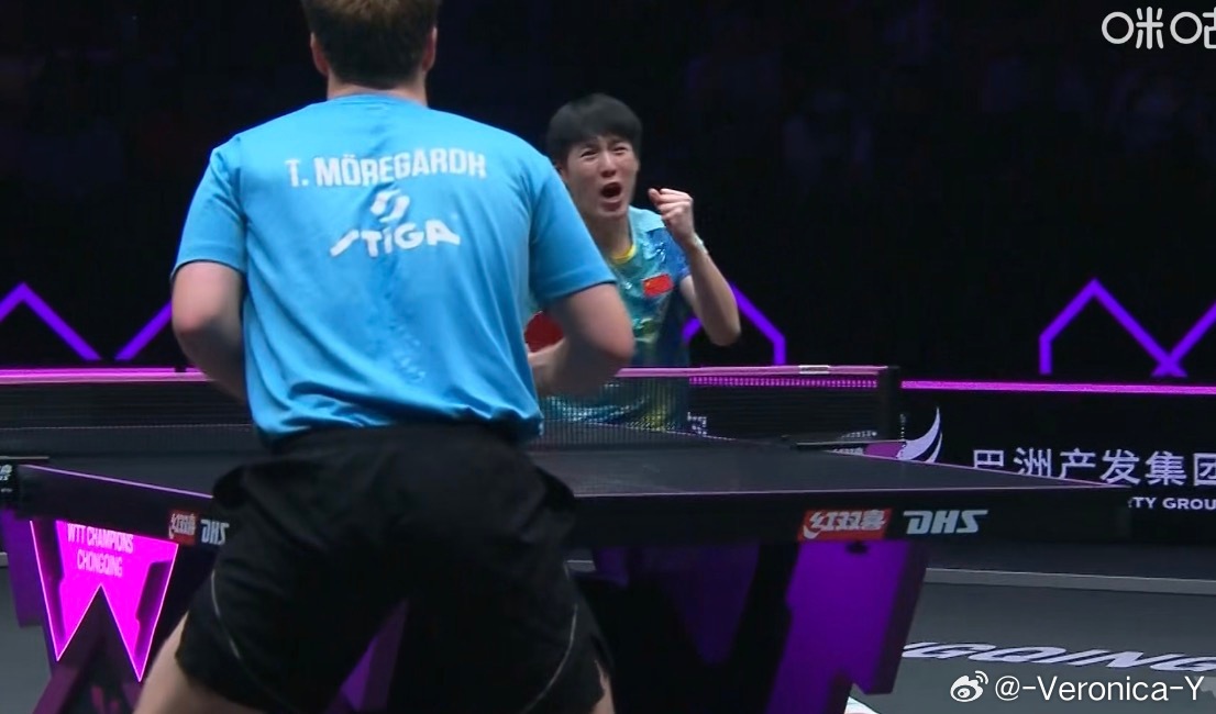 温瑞博1-1莫雷加德阿德10-7领先连丢5分太着急了 