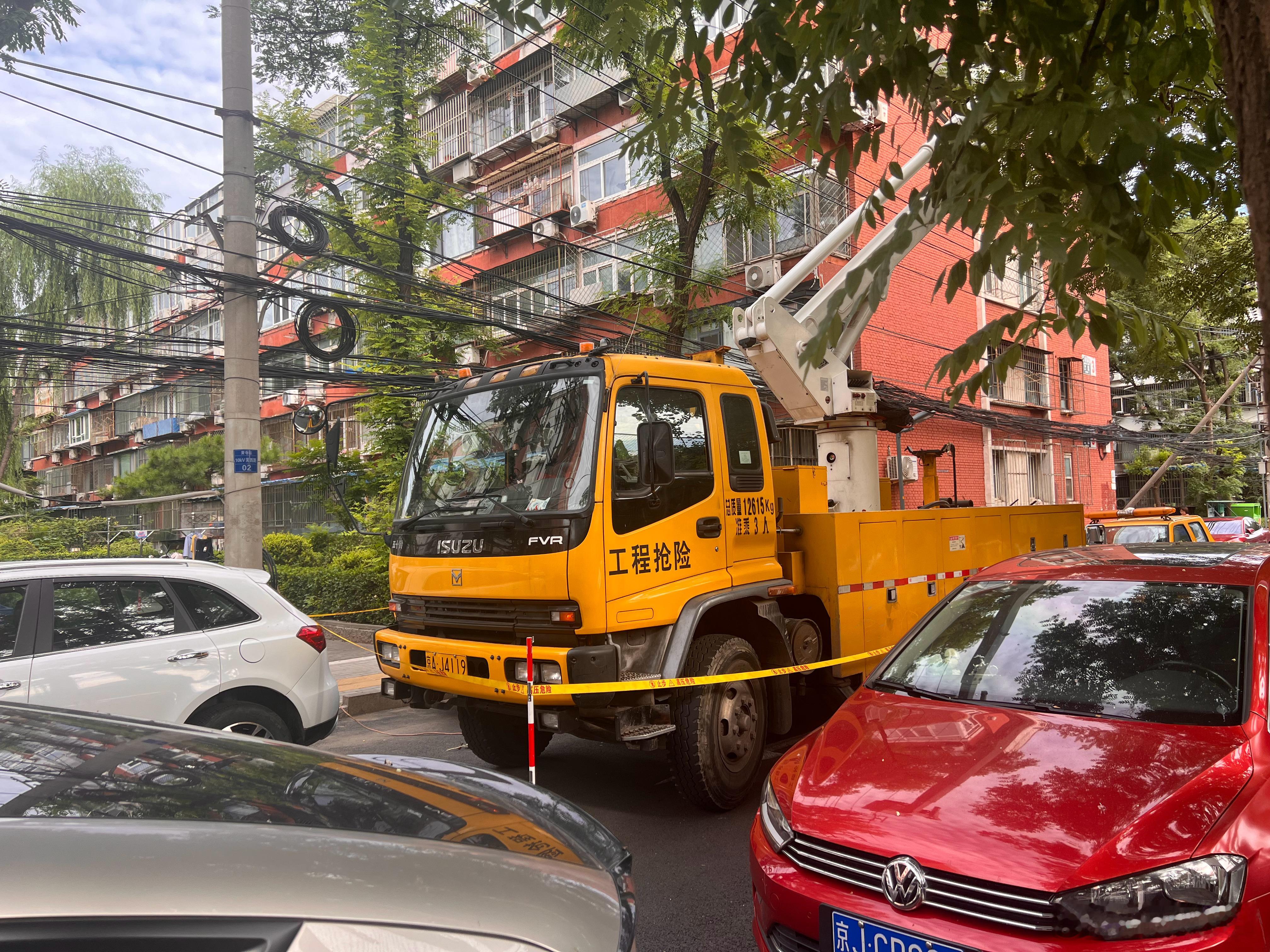 经典款啊，五十铃FVR的抢修车…… 北京