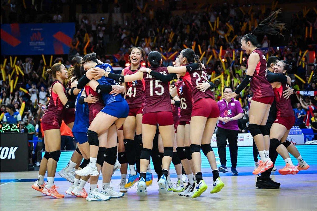 国际排坛动态泰国女排泰国女排3-0（25-15/25-16/25-17）巴西女排