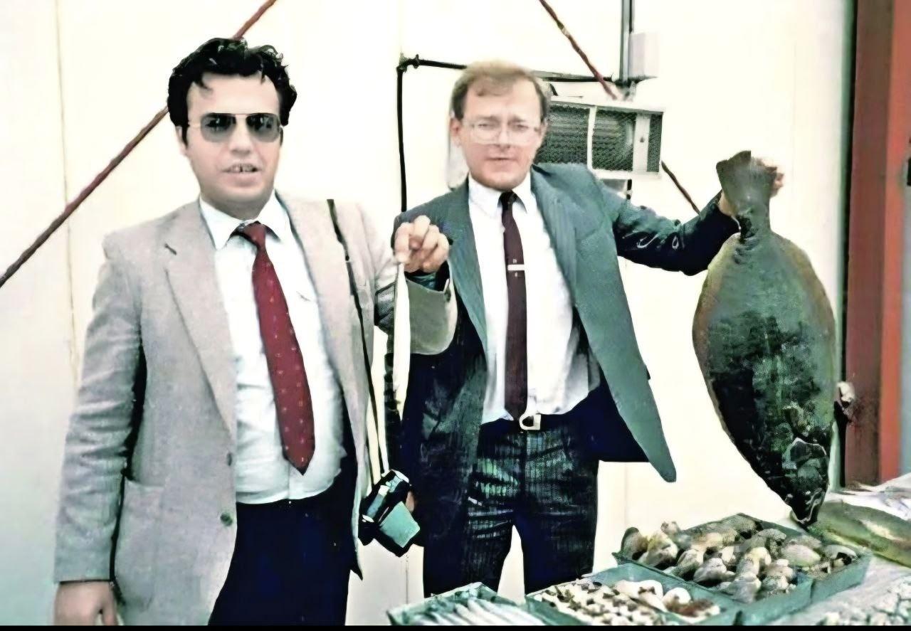 俄罗斯前驻朝鲜大使亚历山大・格奥尔基耶维奇・卡尔洛夫与亚历山大・伊万诺维奇・马采