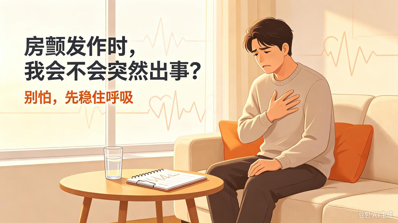 房颤发作时，我会不会突然出事？
 
所有房颤患者最深的恐惧，只有四个字：独自发作