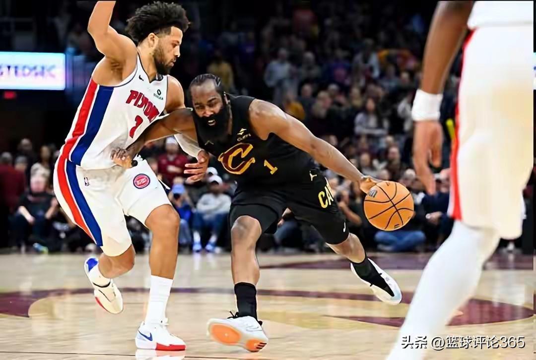 骑士113-109斩落活塞，仅能给哈登打80分:
今日哈登上场35分钟，17投5