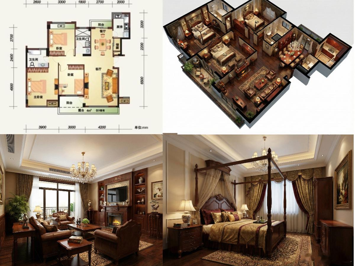 Nano Banana Pro把装修设计的流程简化了！【图1】左上角给NanoB