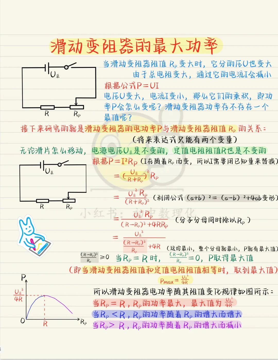 中考电学冷门考点：滑动变阻器最大功率