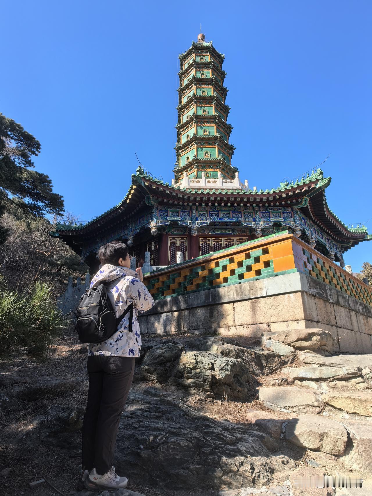 香山公园-琉璃塔