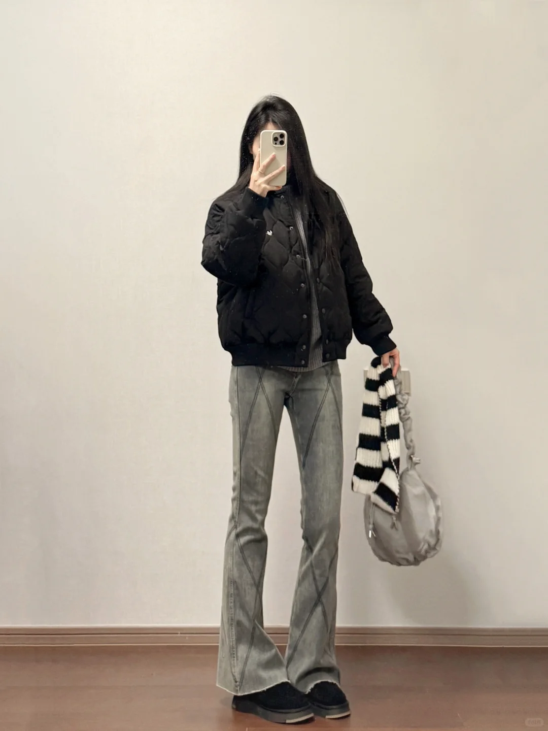 173 104｜高妹可以永远相信我买棉服的眼光