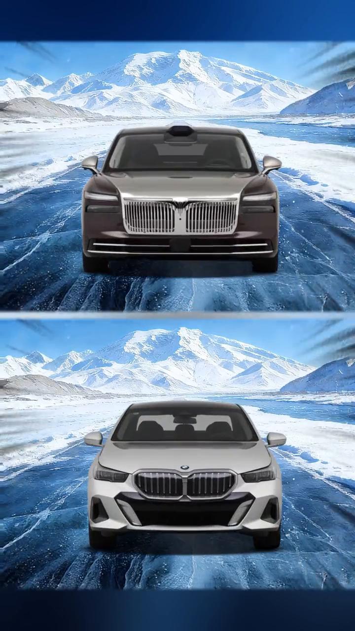 冰雪制动测试：岚图追光L、宝马5系。
东北的冬天开车就怕遇到突发情况，突然出现的