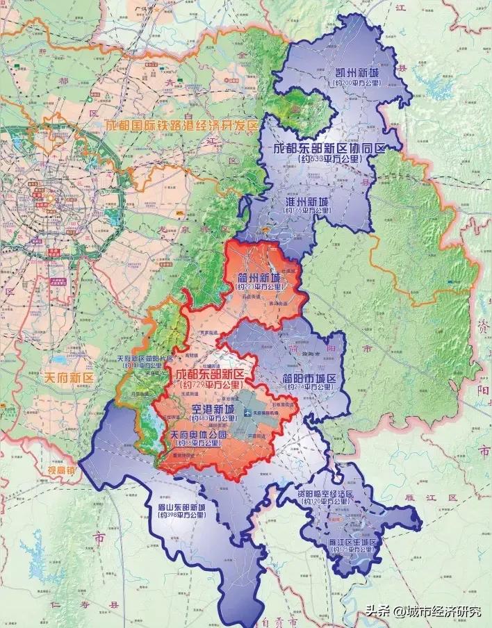 待成都东部新区发展起来以后成都未来的人气水平有望超越北京人气，成都与北京都属于我