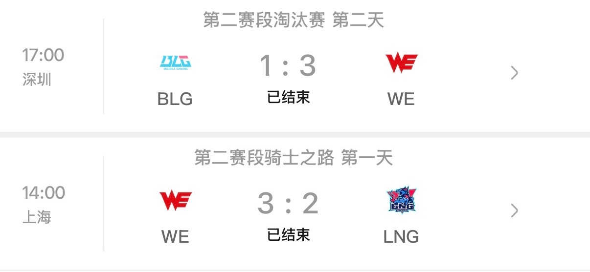 涅槃组第一跟登峰组第一全被我们的常规赛倒一踢死了WE战胜BLGBLG对战WE