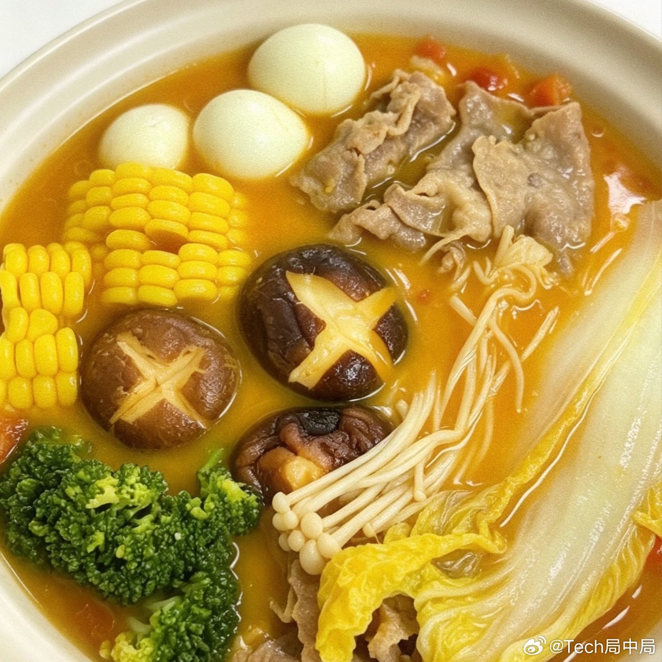 减脂餐的尽头是麻辣烫 以前吃饭：手机先吃，朋友圈先吃。现在吃饭：AI 先吃，先拍