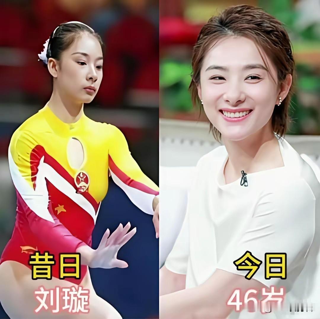 奥运女冠军今昔对比，刘璇、杨云越来越漂亮了，程菲发福了不少