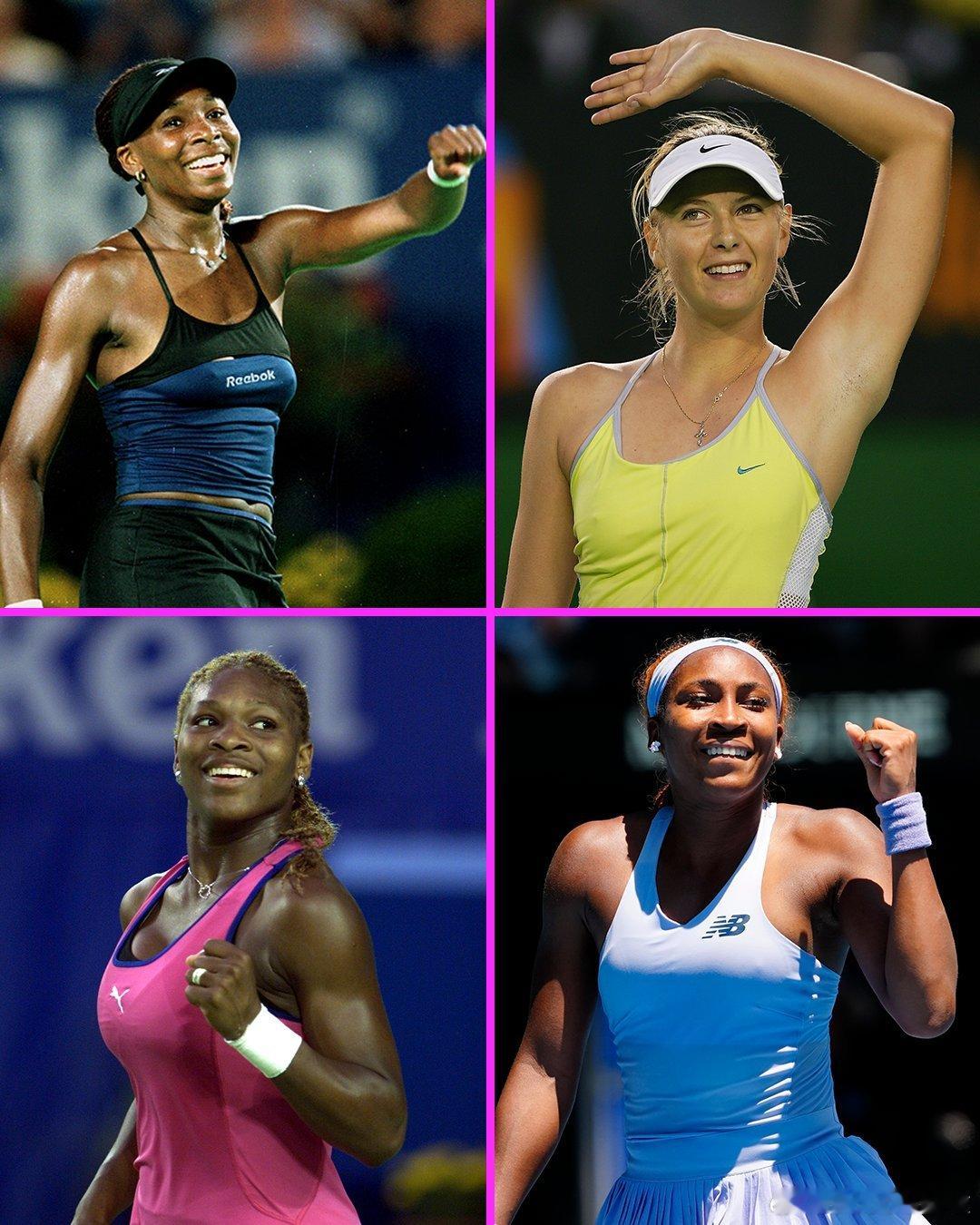 21世纪以来，21岁或更年轻时赢得75+大满贯单打比赛胜利的球员：大威廉姆斯小威