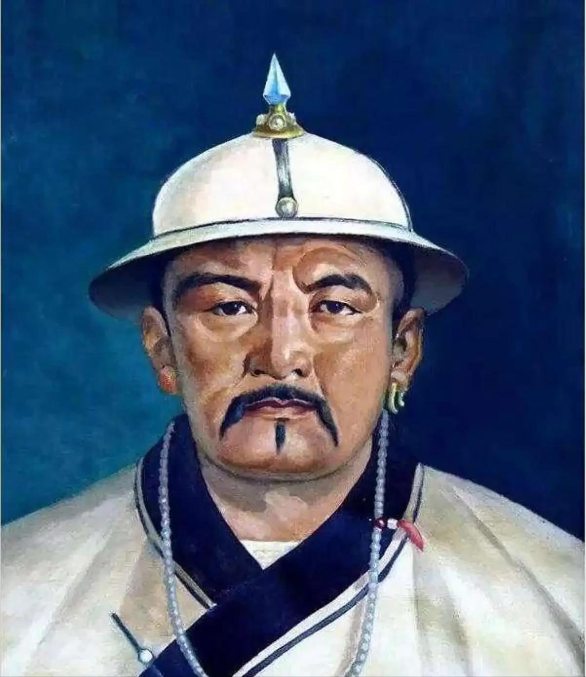 噶尔丹兵败后，仅剩下女儿钟济海、两位军官和不足百人的卫队还在身边。这个曾经坐拥十