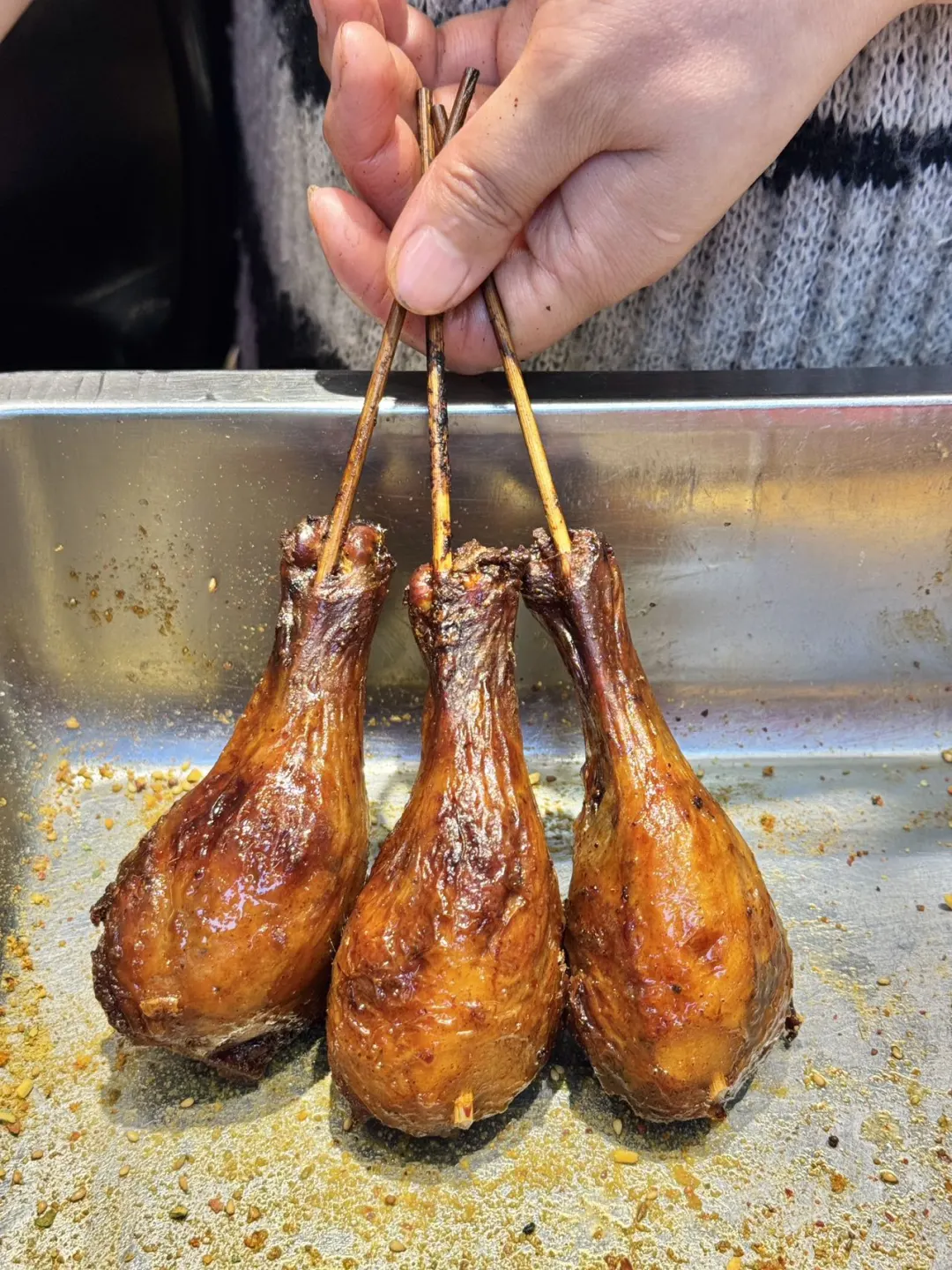 记住这里…减脂期也能吃的干板茶香鸡腿🍗