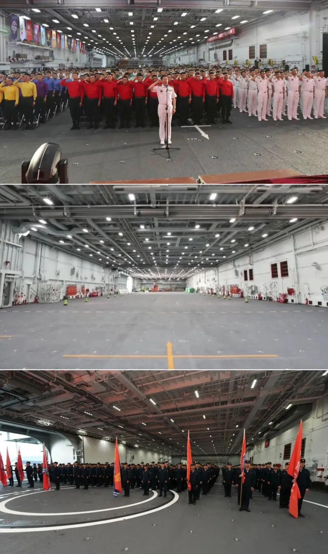 我国三航母机库对比，你觉得哪个最好看，装货最多？烽火问鼎计划每天认识一件兵器