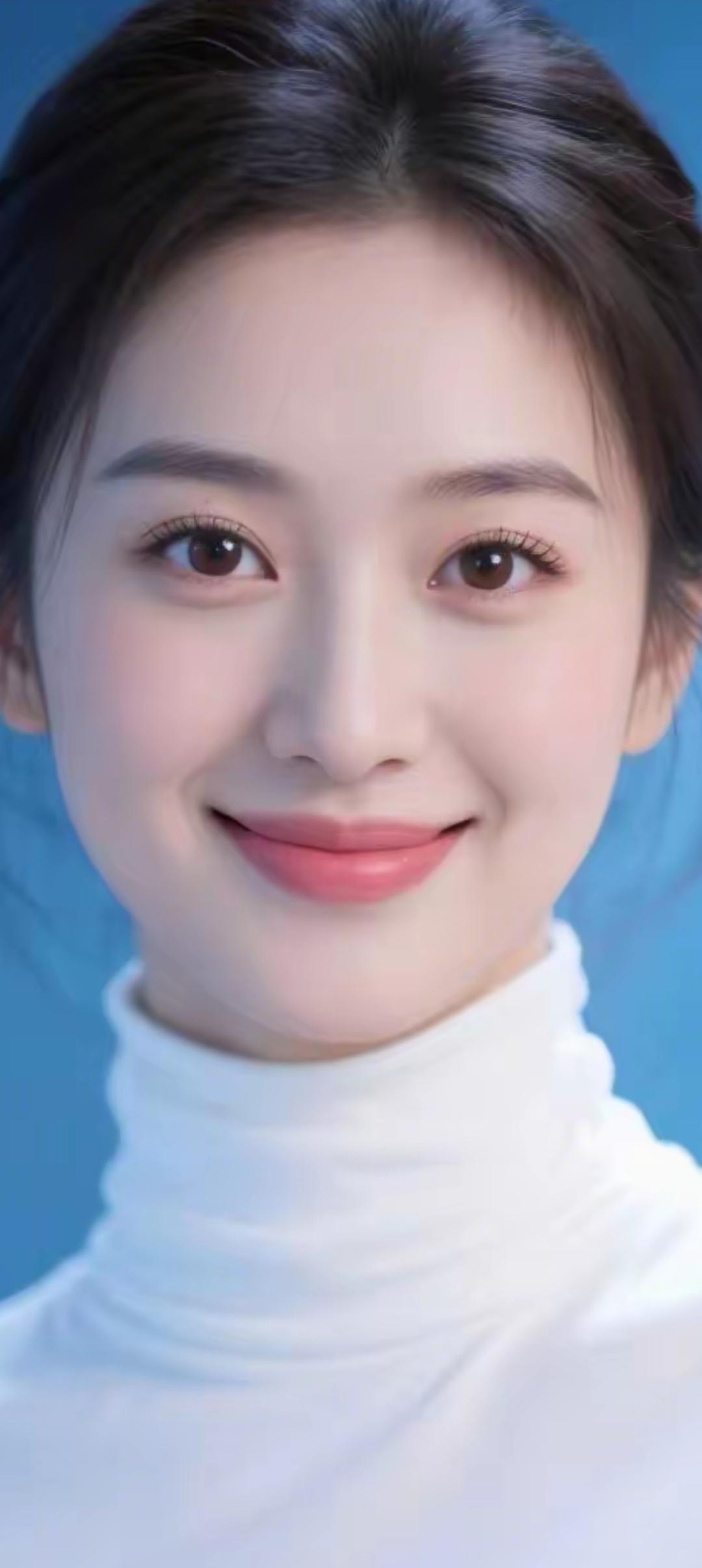 温柔微笑，清新自然，元气满满的一天！😊