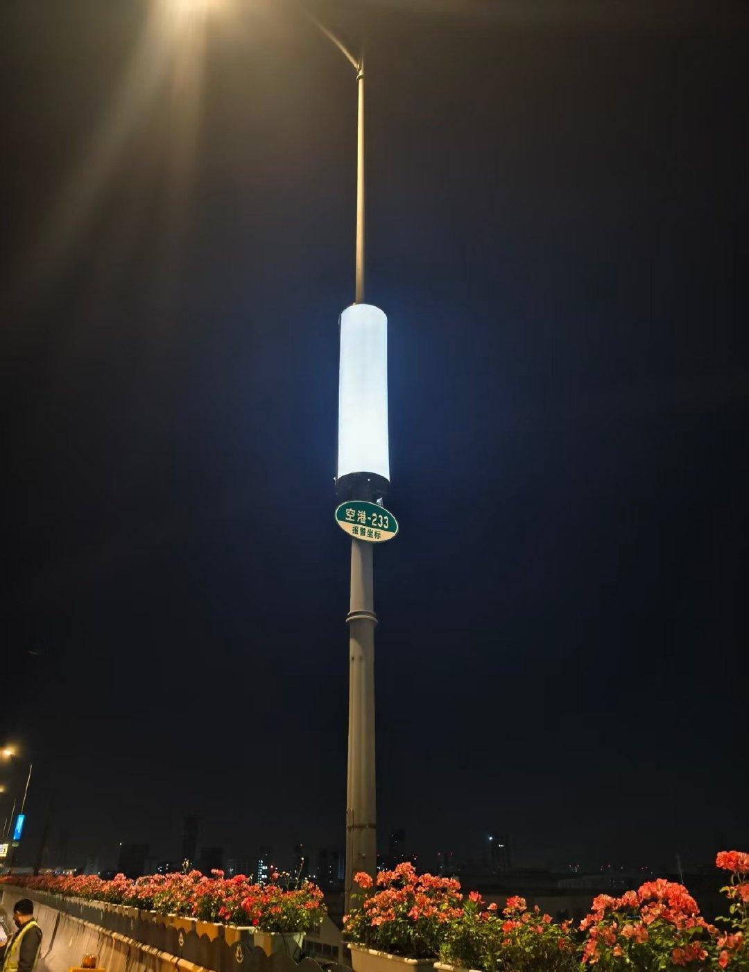 浙就很杭州【空港高架夜战！点亮杭城生态画卷】夏夜的空港高架，市市容景观中心养护工
