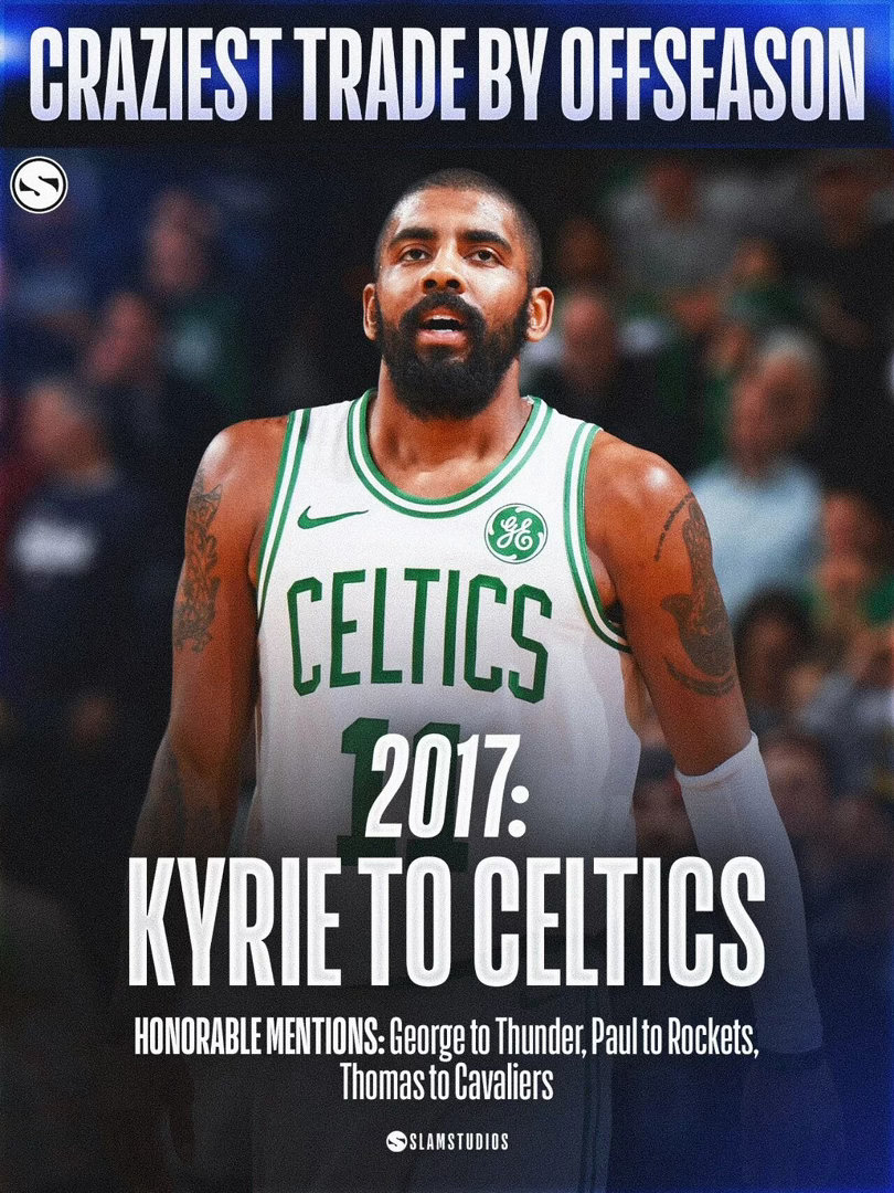 篮天下 2017-2026年，NBA休赛期的十笔重磅交易！Images via 