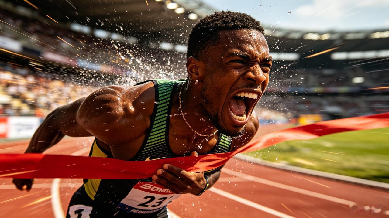 冲破终点线的一瞬间，汗水与激情并存！🏃‍♂️💪