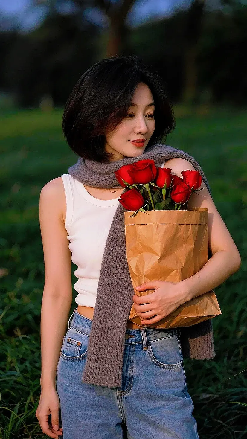 AI暮色玫瑰写真 随变ai随便玩 伙伴计划广告分成玩法达人