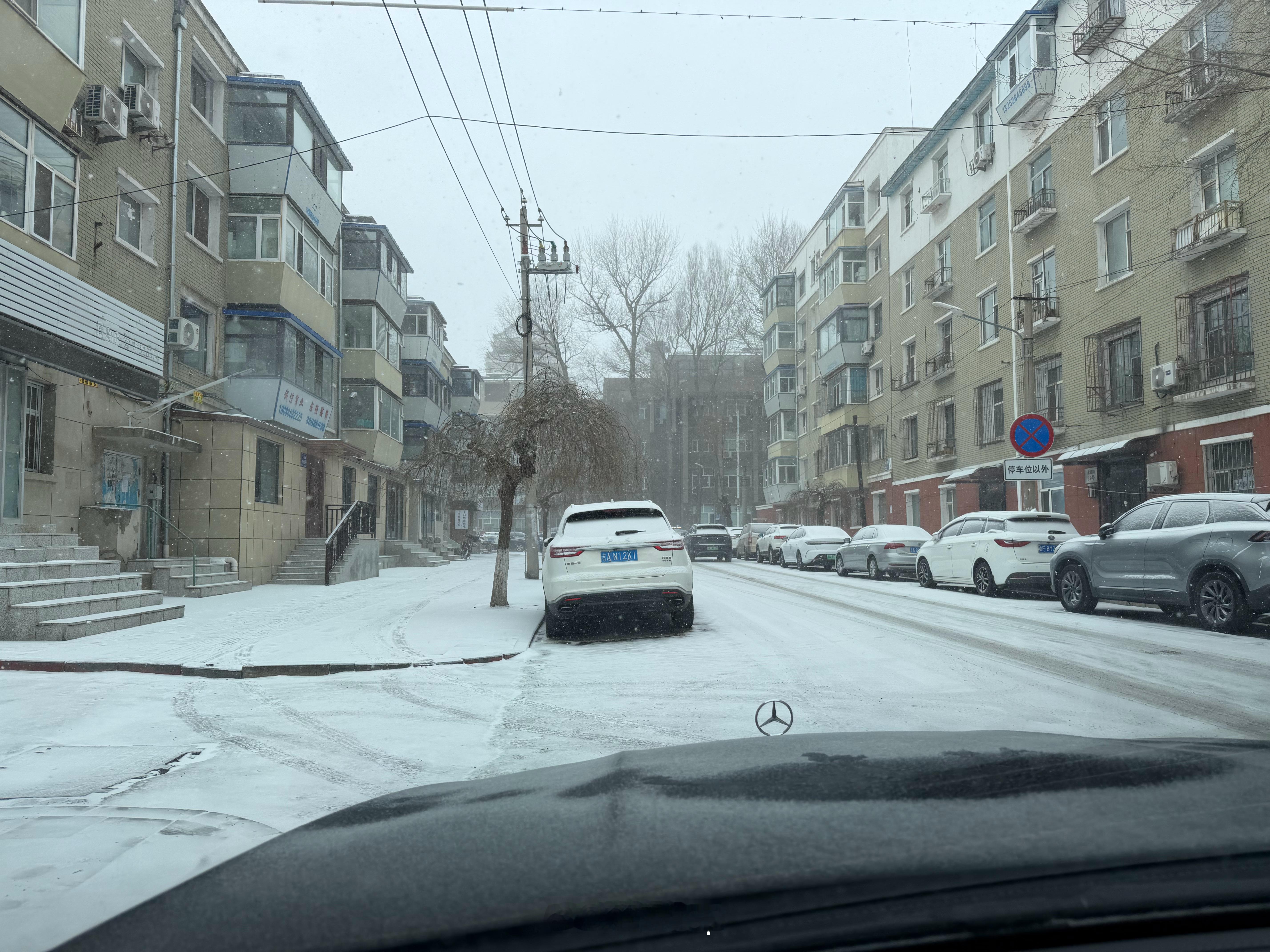 长春终于又下雪了！ 