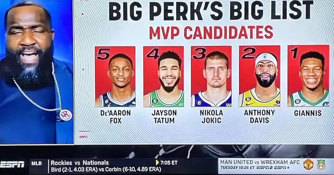 帕金斯：NBA新赛季的MVP，会在以下这五位球员中产生！

1、扬尼斯-安德托昆
