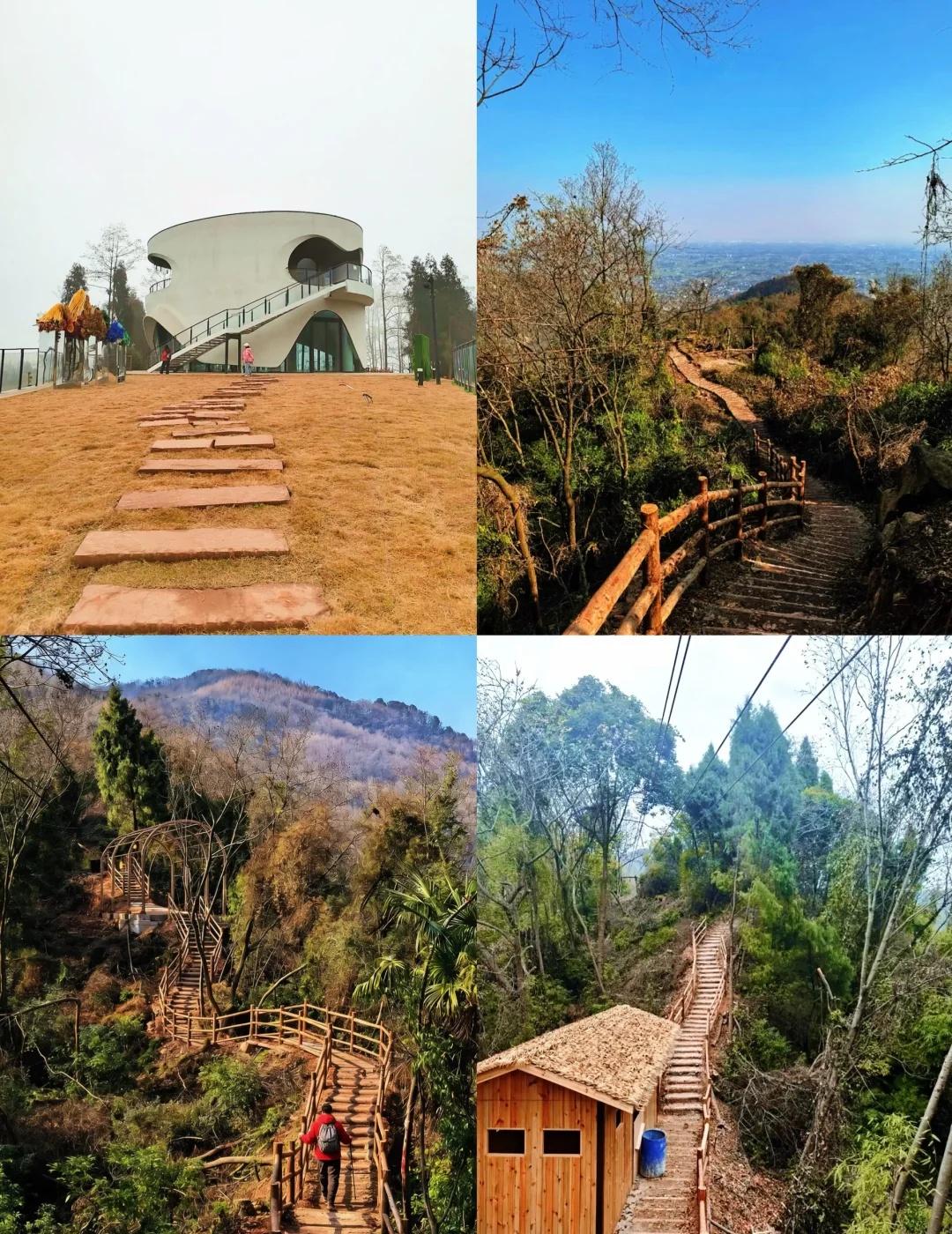 山顶绿植建筑🌲尽显自然之美！——龙吟古道
1🈷️24【周六】蓥华山里舒展的龙