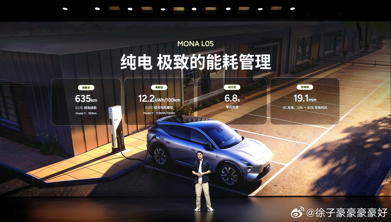 小鹏MONA L05正式开启预售，预售价16.98万起，定位年轻人的智能大五座S