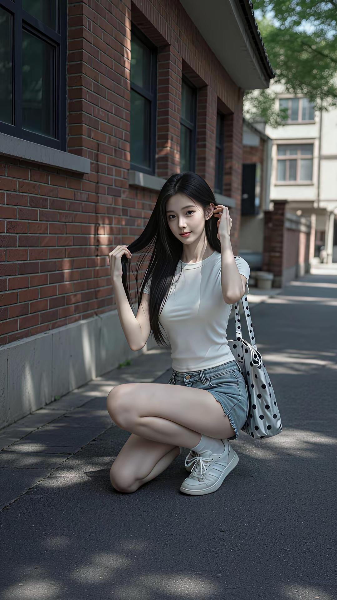 盛夏穿搭 随性的风格 日常的舒适夏干净风穿搭 夏日常规穿搭 随性惬意穿搭