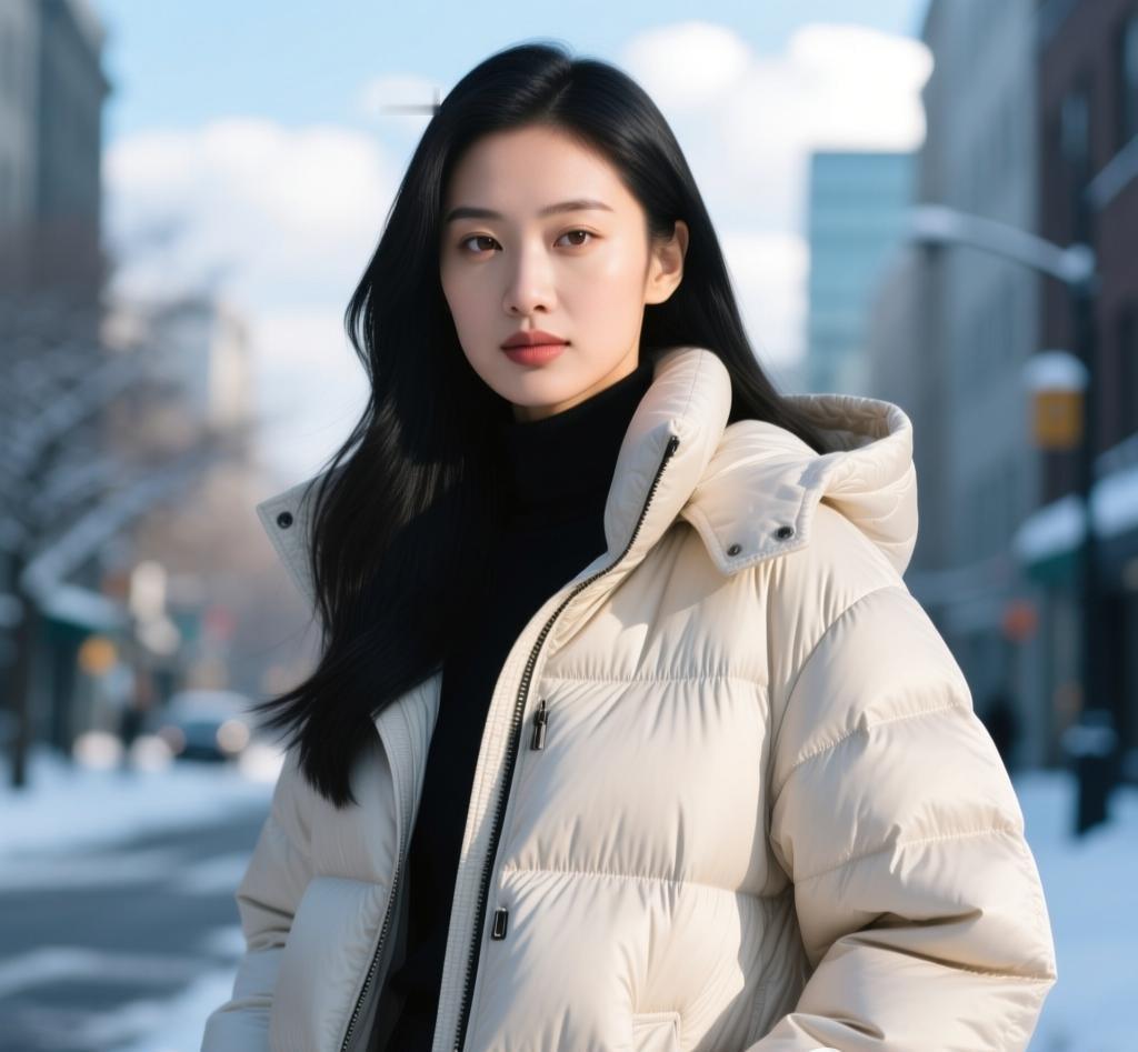 排骨羽绒服的走红，其实是时尚圈对“实用主义美学”的一次集体回归。相比传统羽绒服的