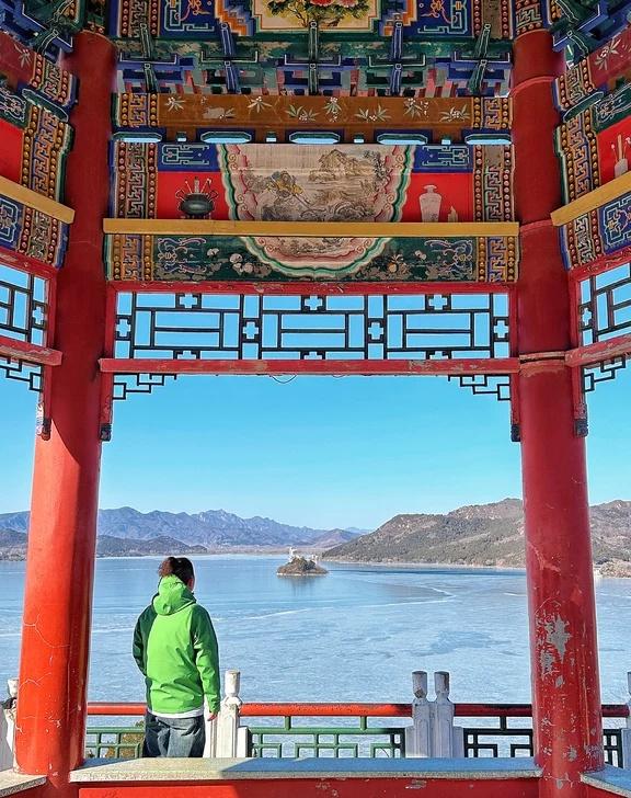 误入北京唯一“新西兰”的海🌊 45min可达❗️
怀柔有片“海”，第一次来这里