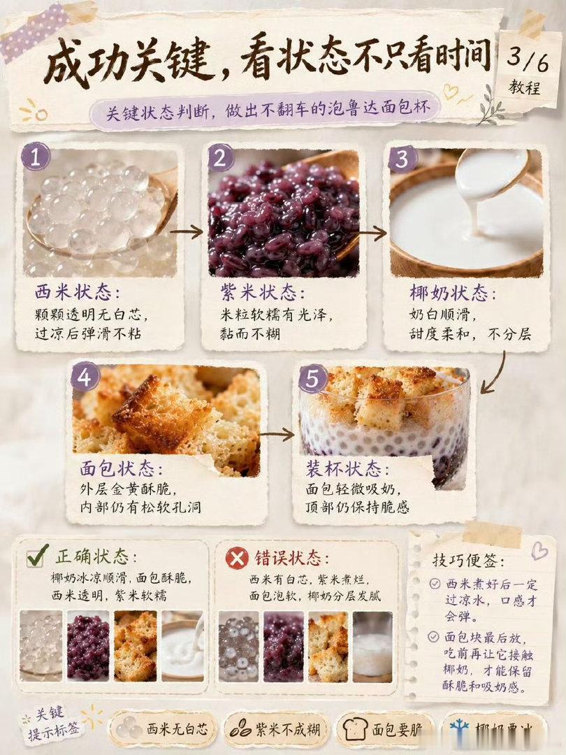 泡鲁达古茗这杯真封神！椰奶底超浓郁，黄油面包干泡3秒脆芯吸满奶香，西米、红宝石、