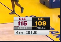 勇士最后1次都没有防住两个空位三分 还有登哥的突破  哎 ！！ 骑士vs勇士