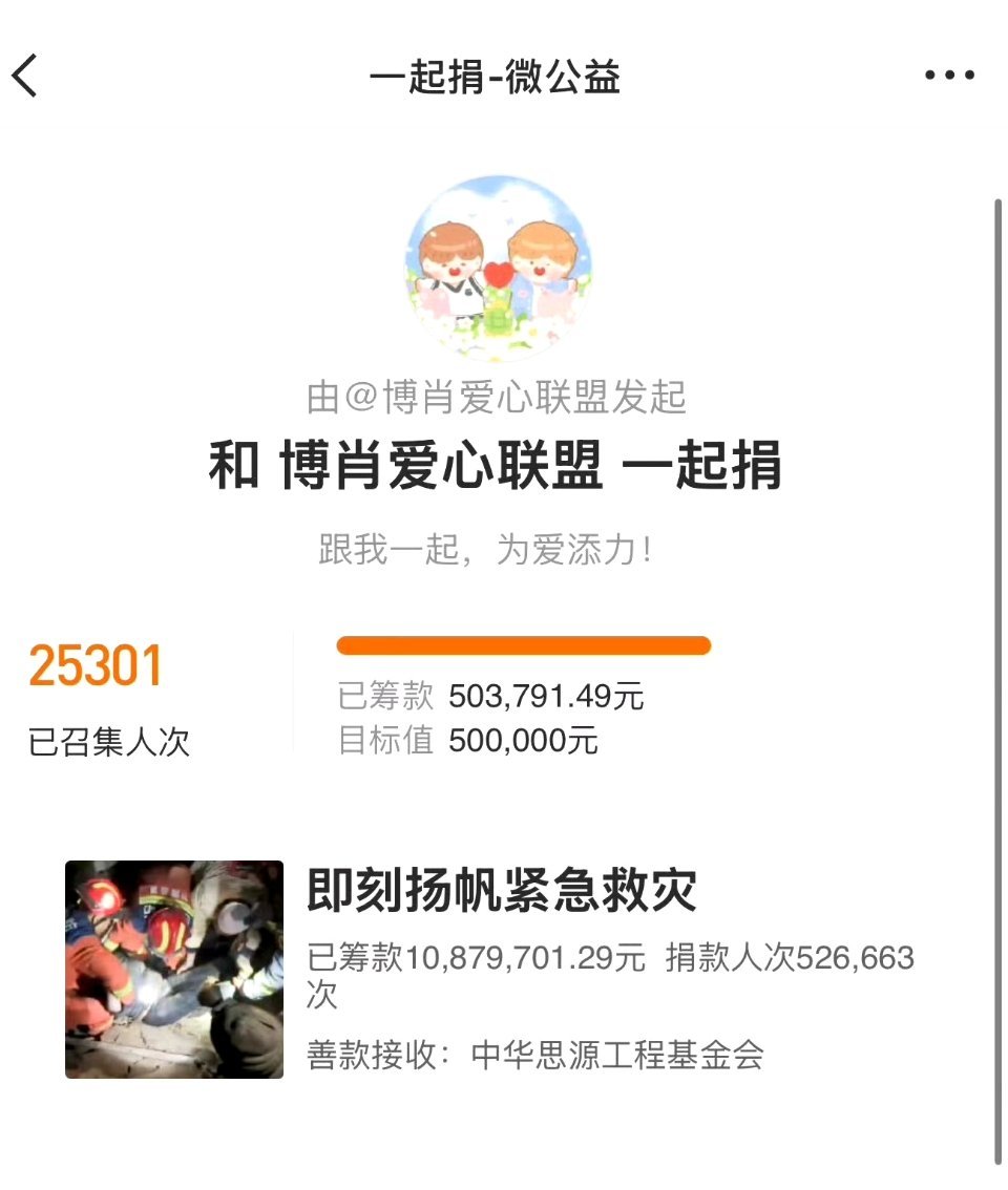 王一博肖战粉丝2小时筹款超百万水果妹都是天使