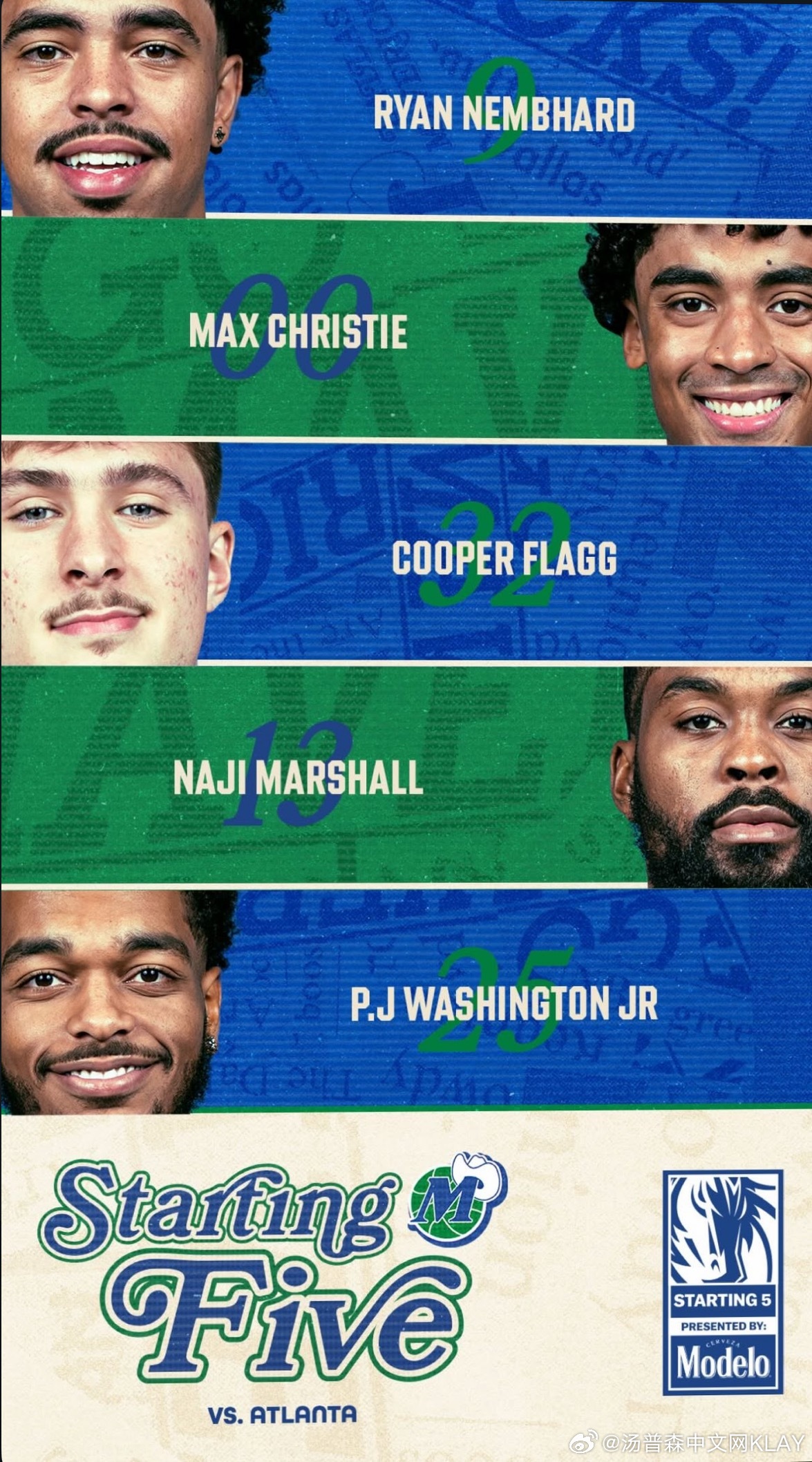 常规赛第7️⃣0️⃣场 独行侠主场对阵老鹰没有你汤的赛前热身克莱汤普森达拉斯独行