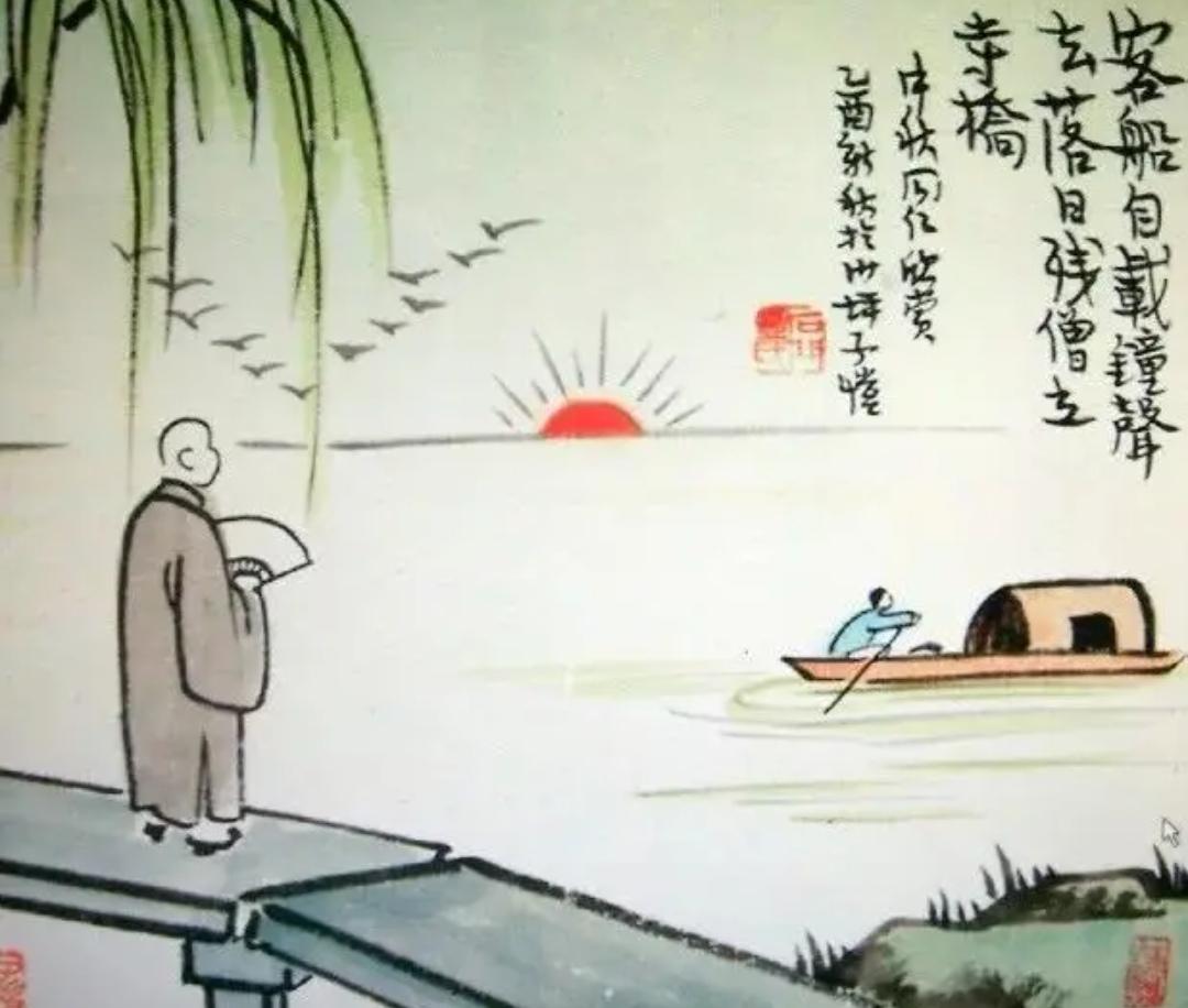 上联，柳影斜窗，一盏新茶等僧友

下联，？？？