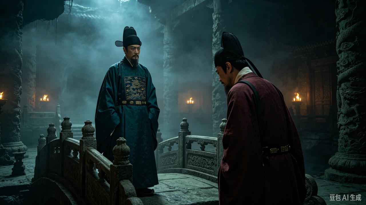 假如嘉靖万历在地下遇到:

嘉靖:      大孙子，听说你当皇帝那会儿也几十年