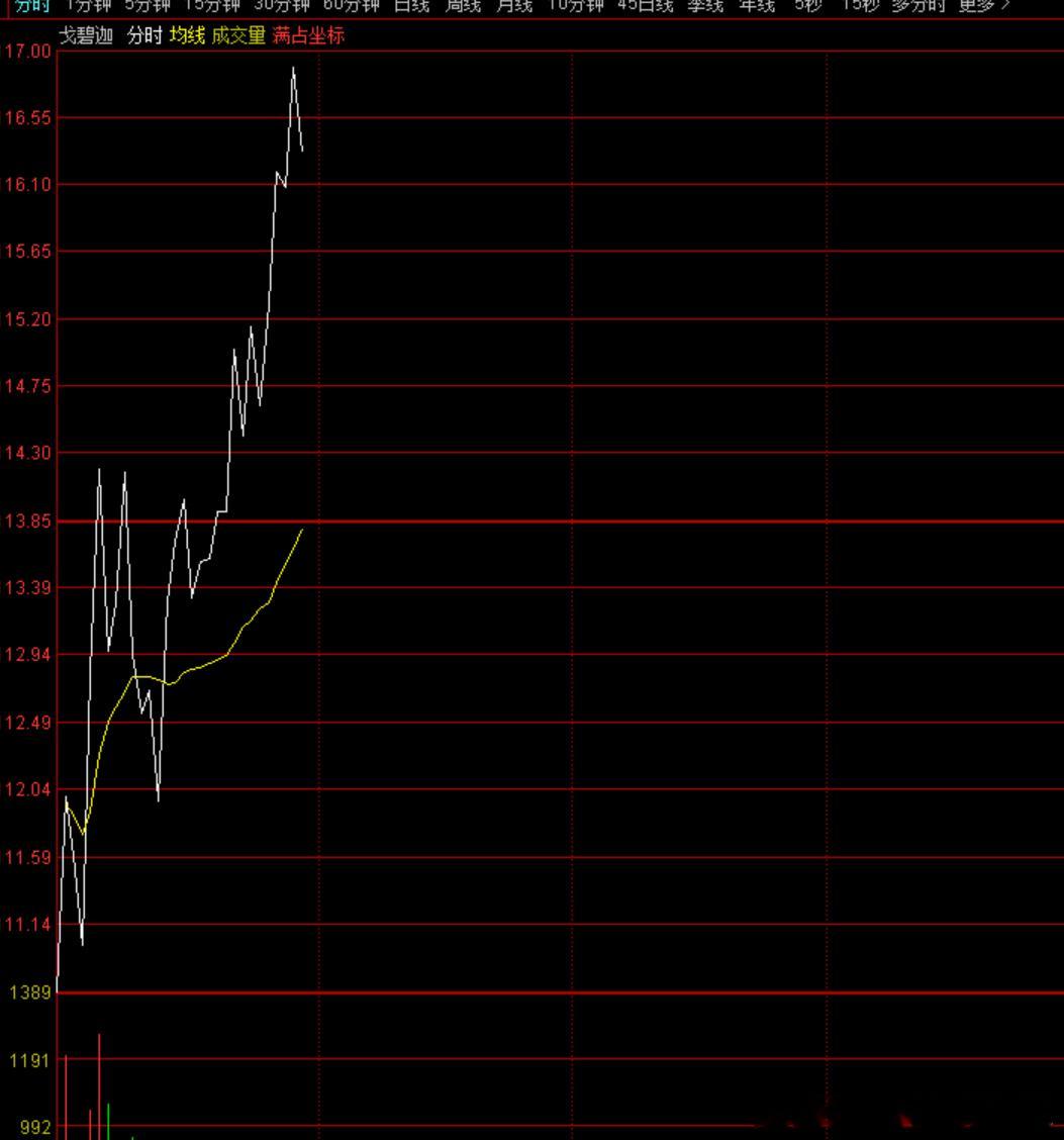 活泼的戈碧迦  今天有7个点了  昨天尾盘接了点！ 