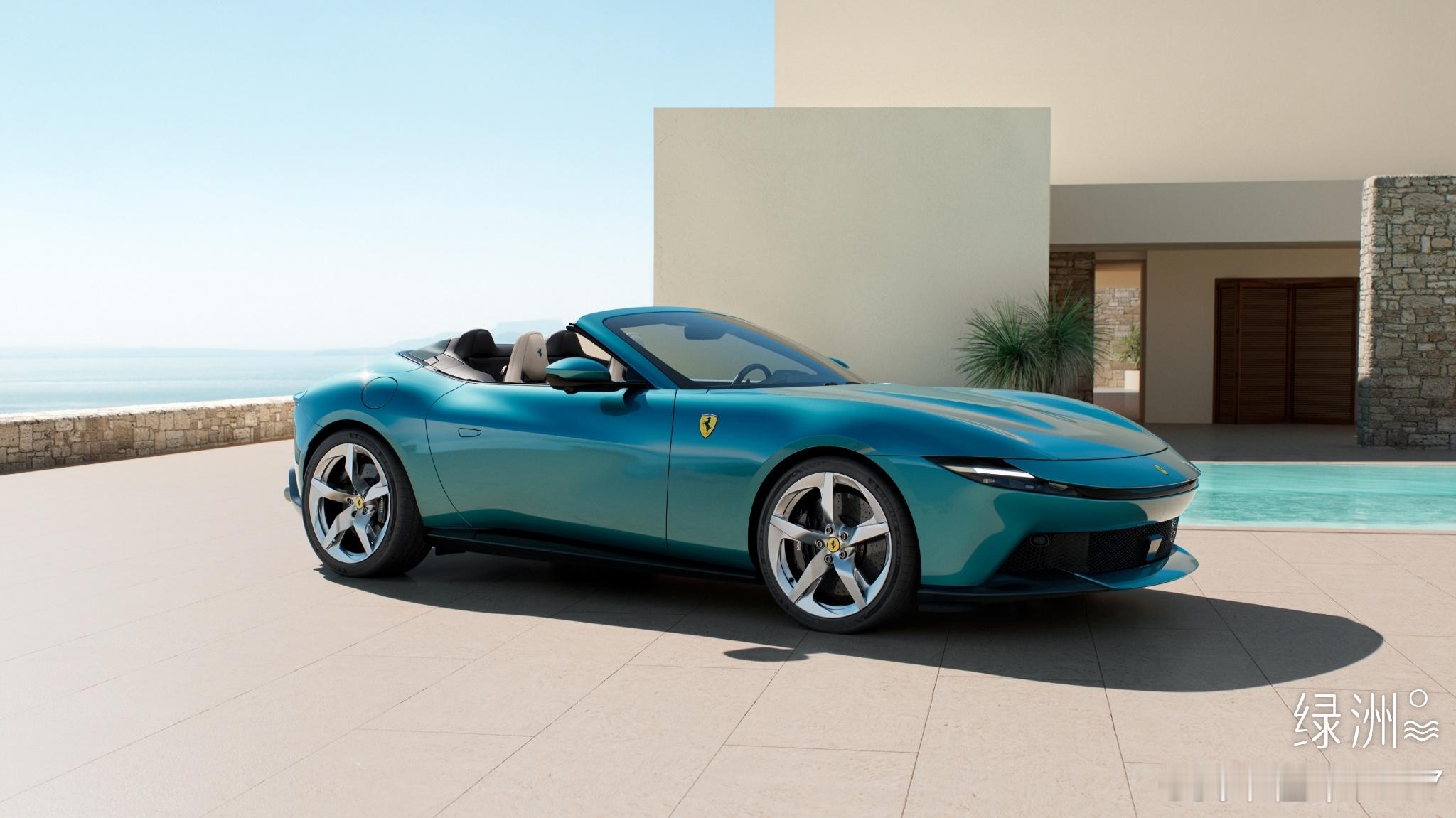 法拉利 Ferrari Amalfi Spider搭载 3.9T V8 双涡轮增