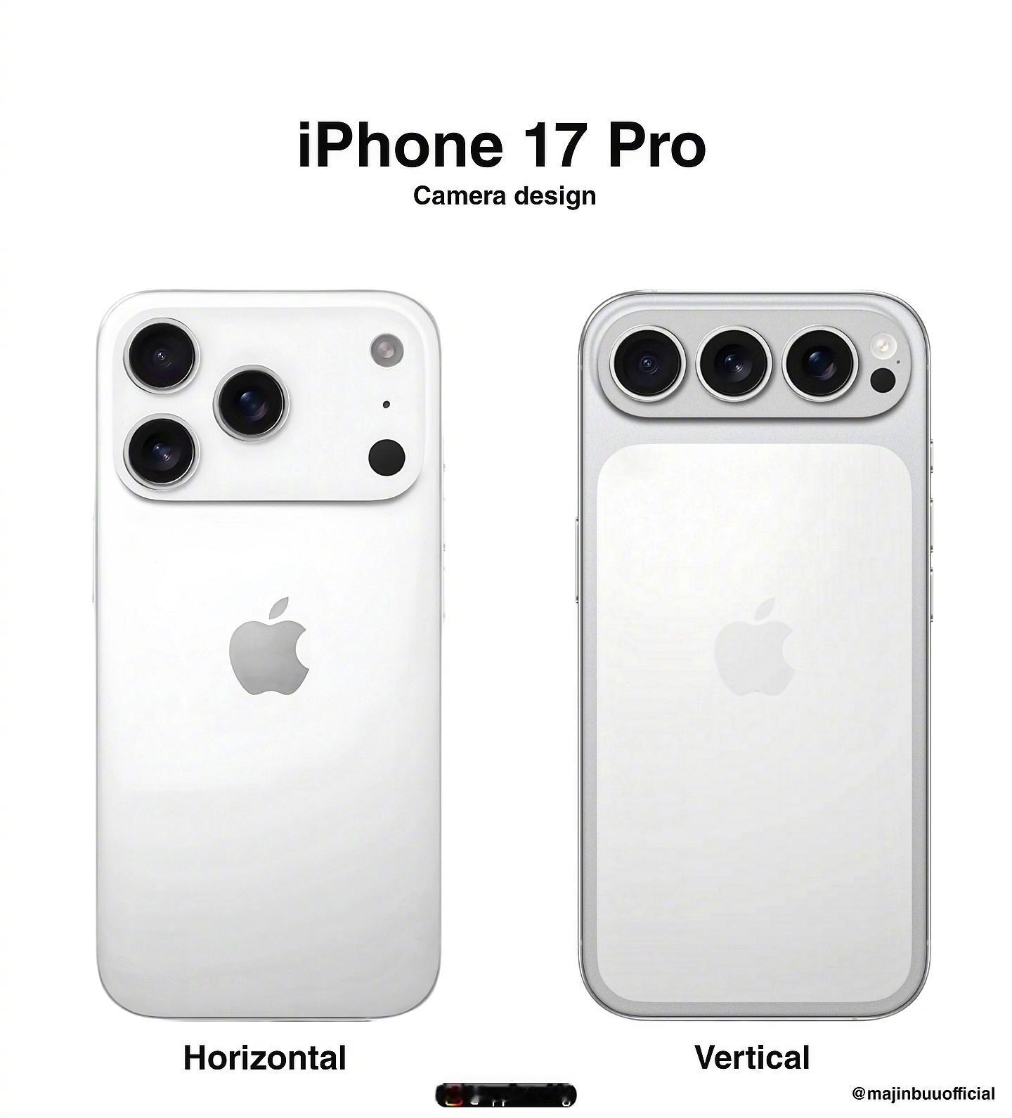 iphone17 pro横向 vs 垂直，哪个好一点[思考] 