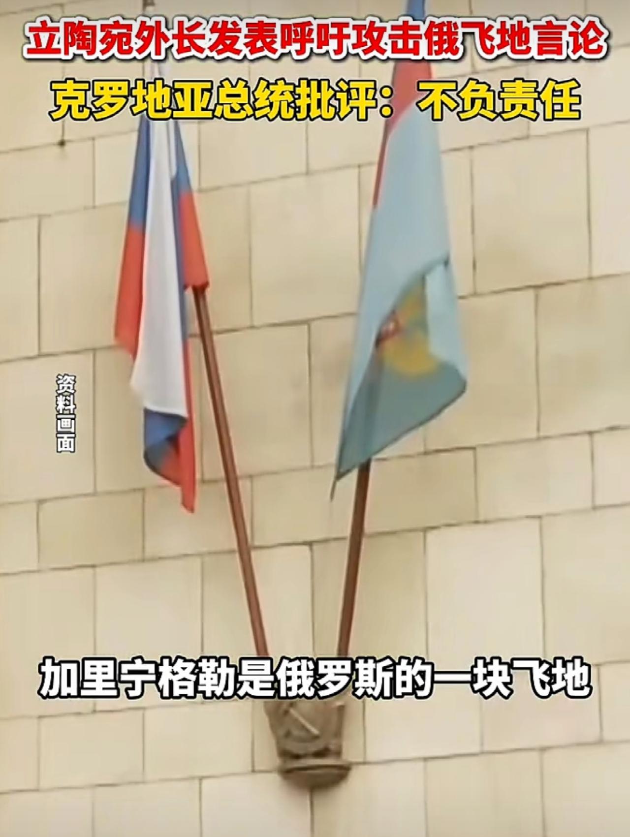 立陶宛外长布德里斯表示，北约必须展示其有能力穿透俄罗斯在加里宁格勒建立的小型堡垒