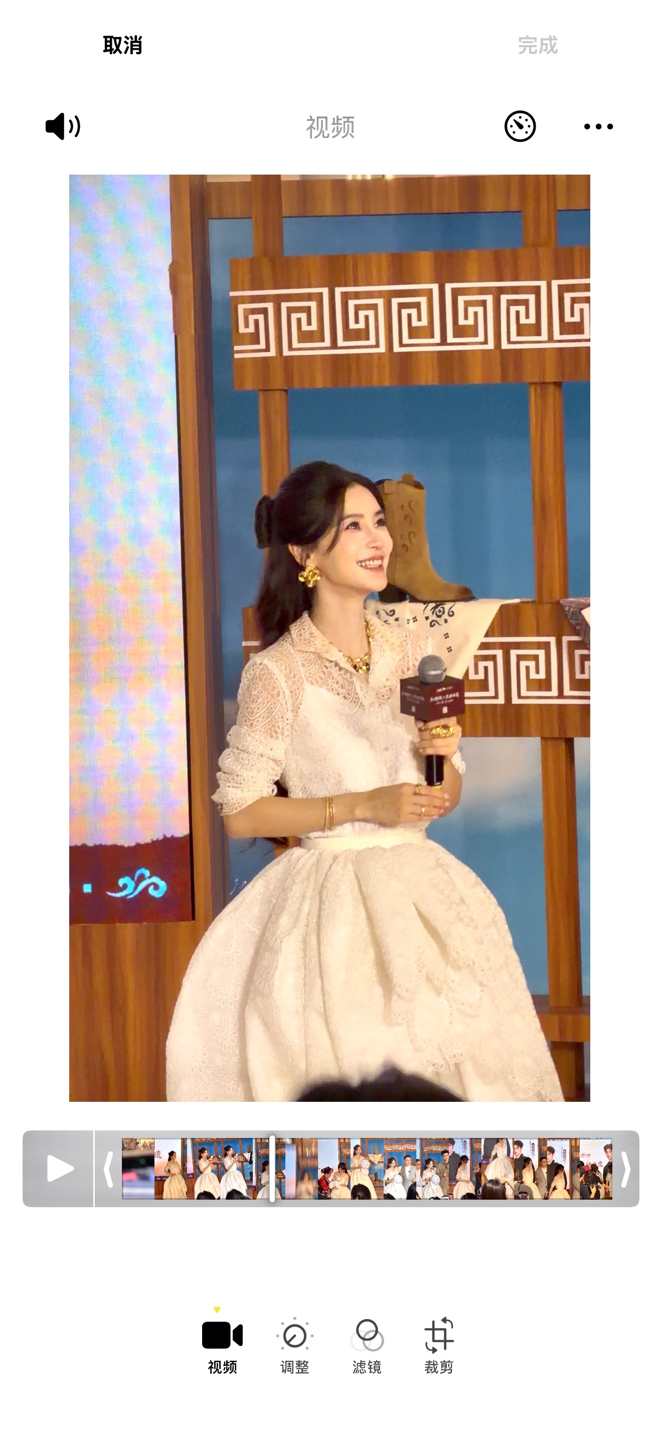 Angelababy蕾丝公主angelababy杭州线下活动 就是如此美丽啊 