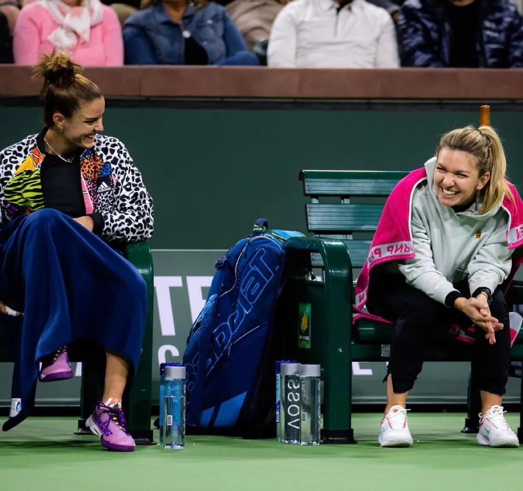 网球有約｜玛丽亚·萨卡里 (Maria Sakkari) 在西蒙娜·哈勒普 (S